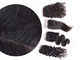 Μπροστινή περάτωση δαντελλών 100 ανθρώπινα μαλλιών Bouncy μαύρη μακράς διαρκείας χωρίς τους κόμβους ή ψείρες προμηθευτής