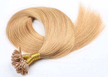 Κίνα Μακράς διαρκείας προ συνδεμένη πλήρης επιδερμίδα επεκτάσεων ανθρώπινα μαλλιών της Remy ακρών του U καρφιών που ευθυγραμμίζεται προμηθευτής