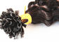 Τις ελαστικές προ συνδεμένες σγουρές επεκτάσεις ανθρώπινα μαλλιών μπορούν να ισιώσουν 8 - 40 ίντσα προμηθευτής